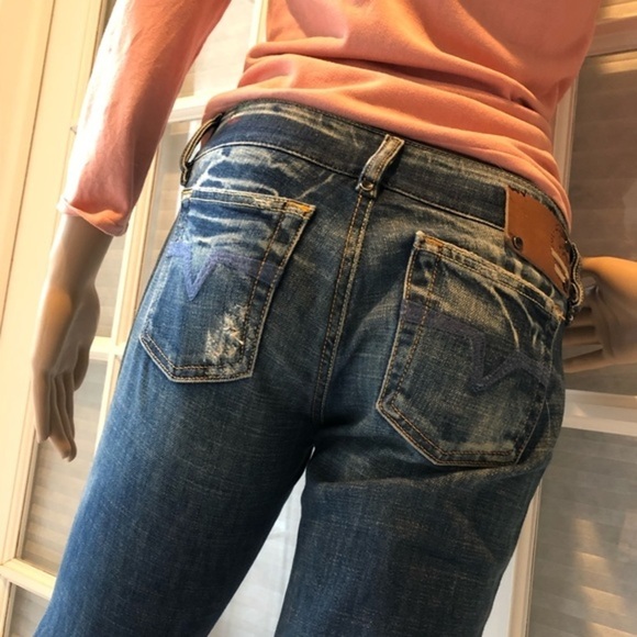 Diesel Industry super sexy low-rise jeans, vintage Y2K size 26 (2) - Picture 2 of 4